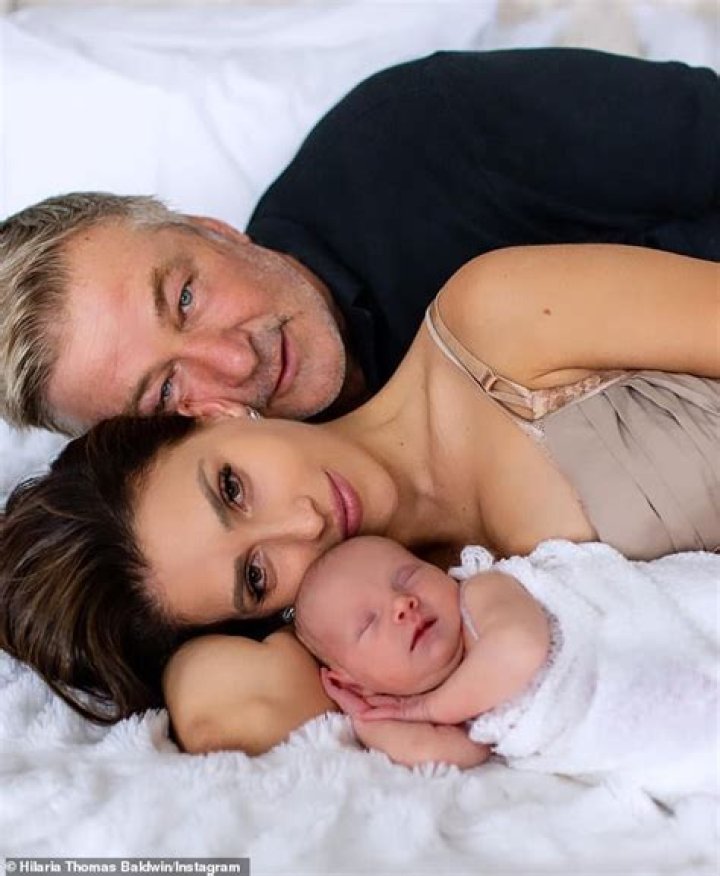 Alec Baldwin Cradles His Newborn Baby Girl In His Arms In 1st First Daddy-Daughter Photo