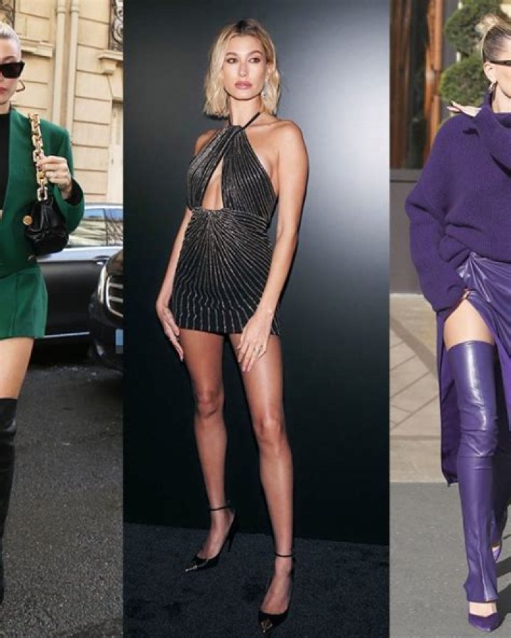 Hailey Baldwin Stuns In Strapless Leather Bustier & Mini Skirt For ‘Ellen Show’ Appearance — Photos