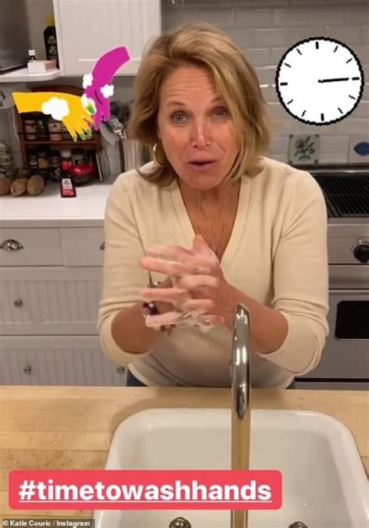Katie Couric Dances To ‘My Sharona’ While Washing Hands 4 Days Into Self-Quarantine — Watch