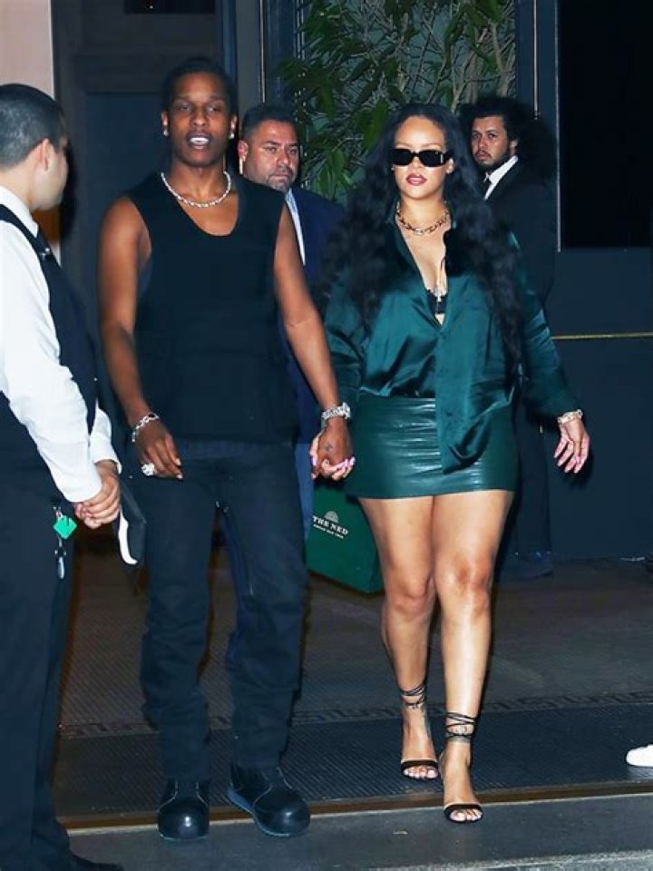 Rihanna Wears Green Skirt With ASAP Rocky On Date Night – Hollywood Life