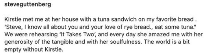 Steve Guttenberg Mourns Kirstie Alley After Her Death – Hollywood Life