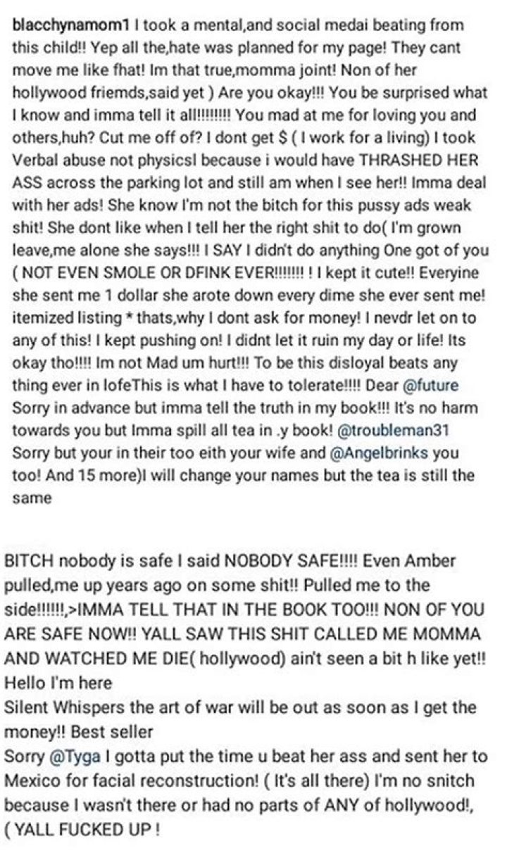 Did Blac Chyna’s Mom Claim T.I. & Tiny Had Threesome With Basketball Wives’ Angel Brinks?