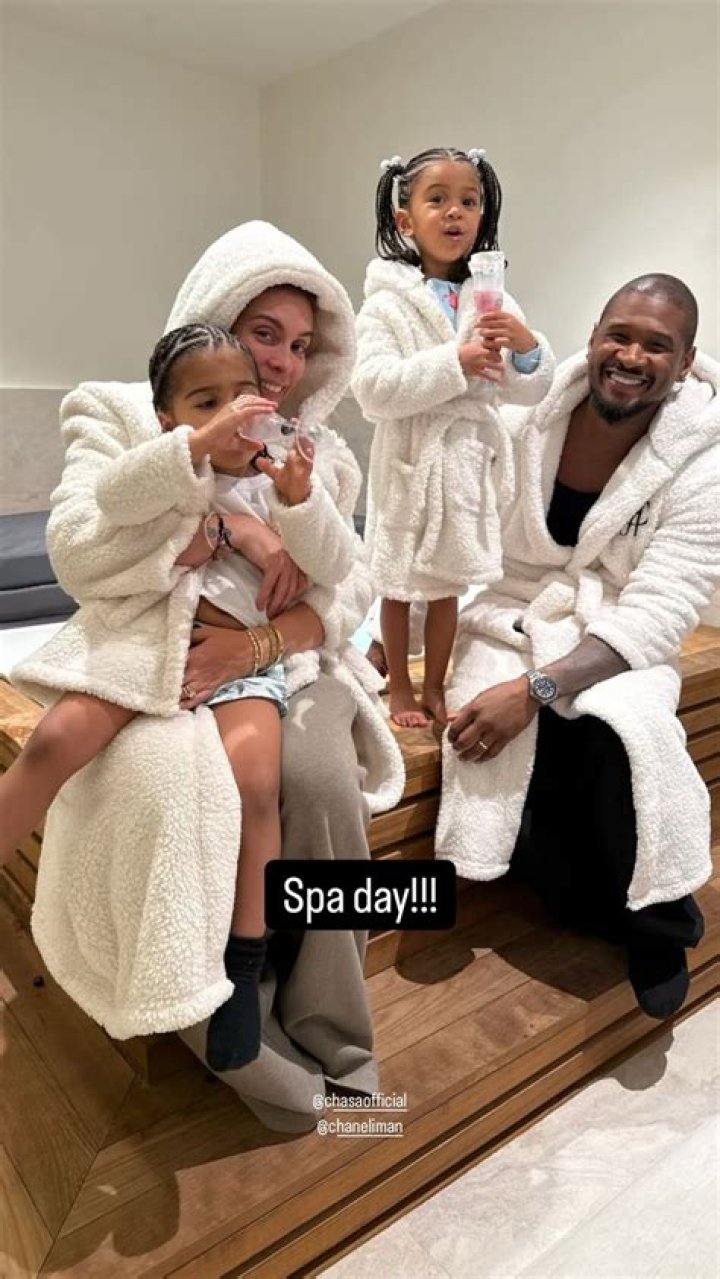 Usher & GF Jenn Goicoechea Make Rare Outing With Newborn Son Sire – Hollywood Life